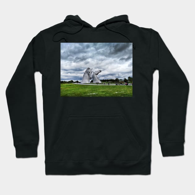 The Kelpies at The Helix, Falkirk, Scotland Hoodie by richflintphoto